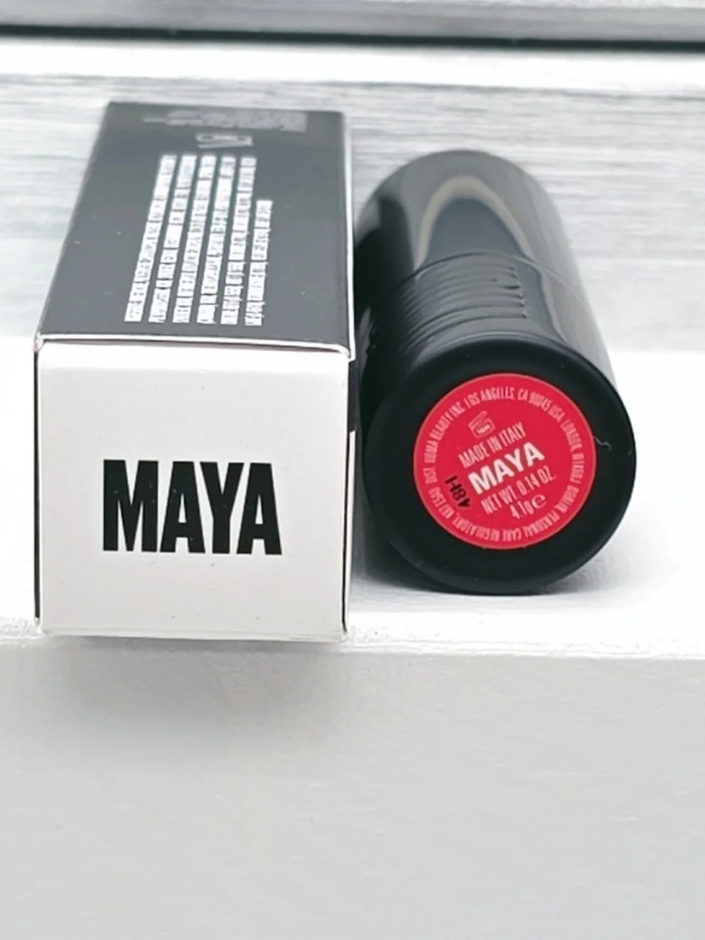 Uoma Beauty Badass Icon Matte Lipstick in Maya NIB Rosy Brown Shade